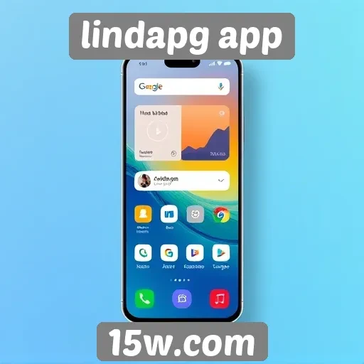 Navegação e interface do usuário no lindapg app